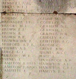 Private Alex Teulon Bruford